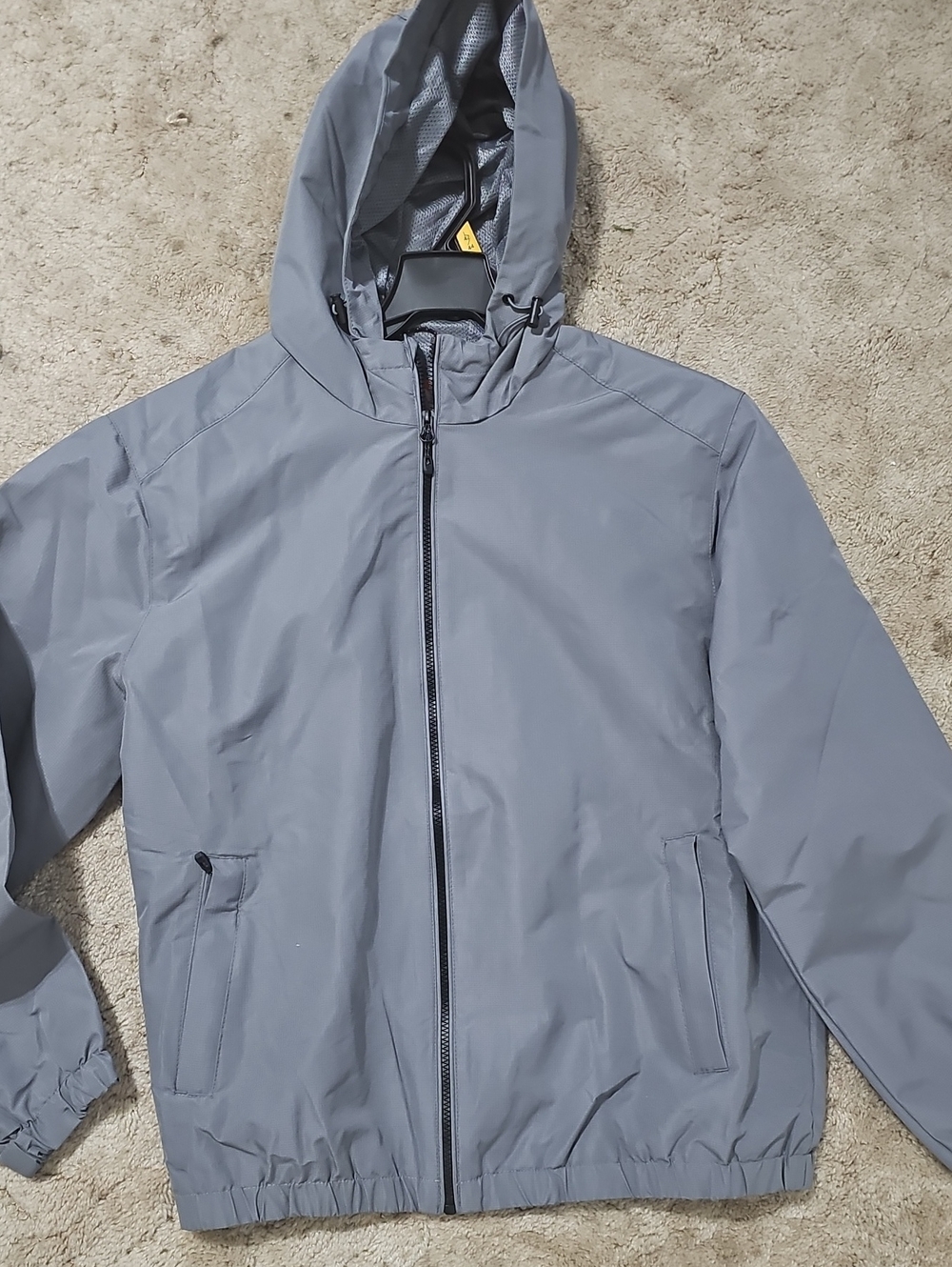 Ozark Trail Hooded Windbreaker Jacket - Gray